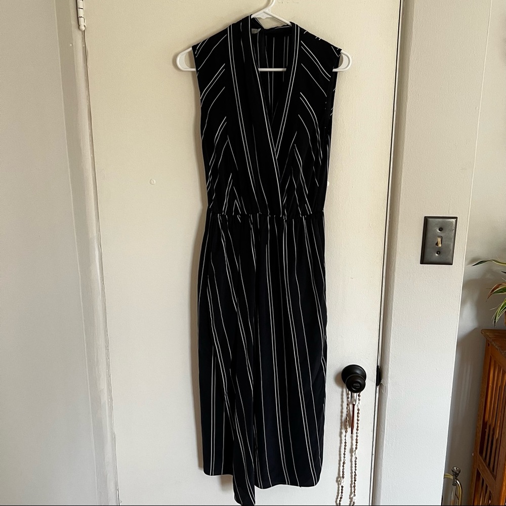 Vince Navy and White dress
